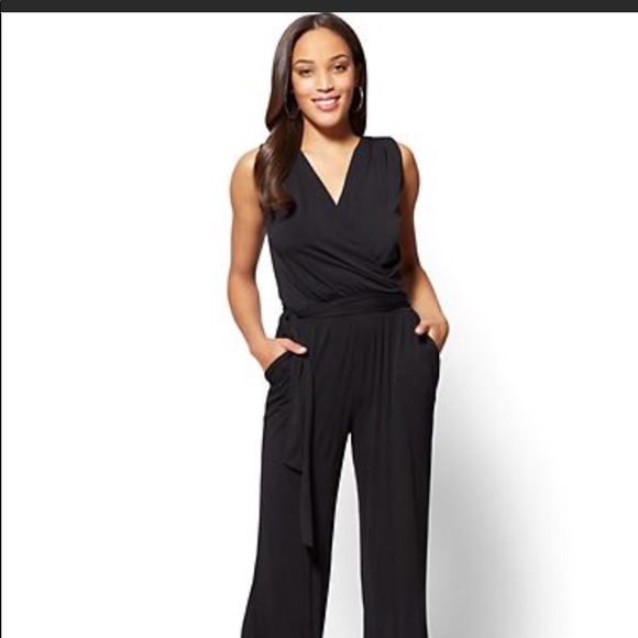 New York & Company Pants - NWT New York & Co black jumpsuit XL